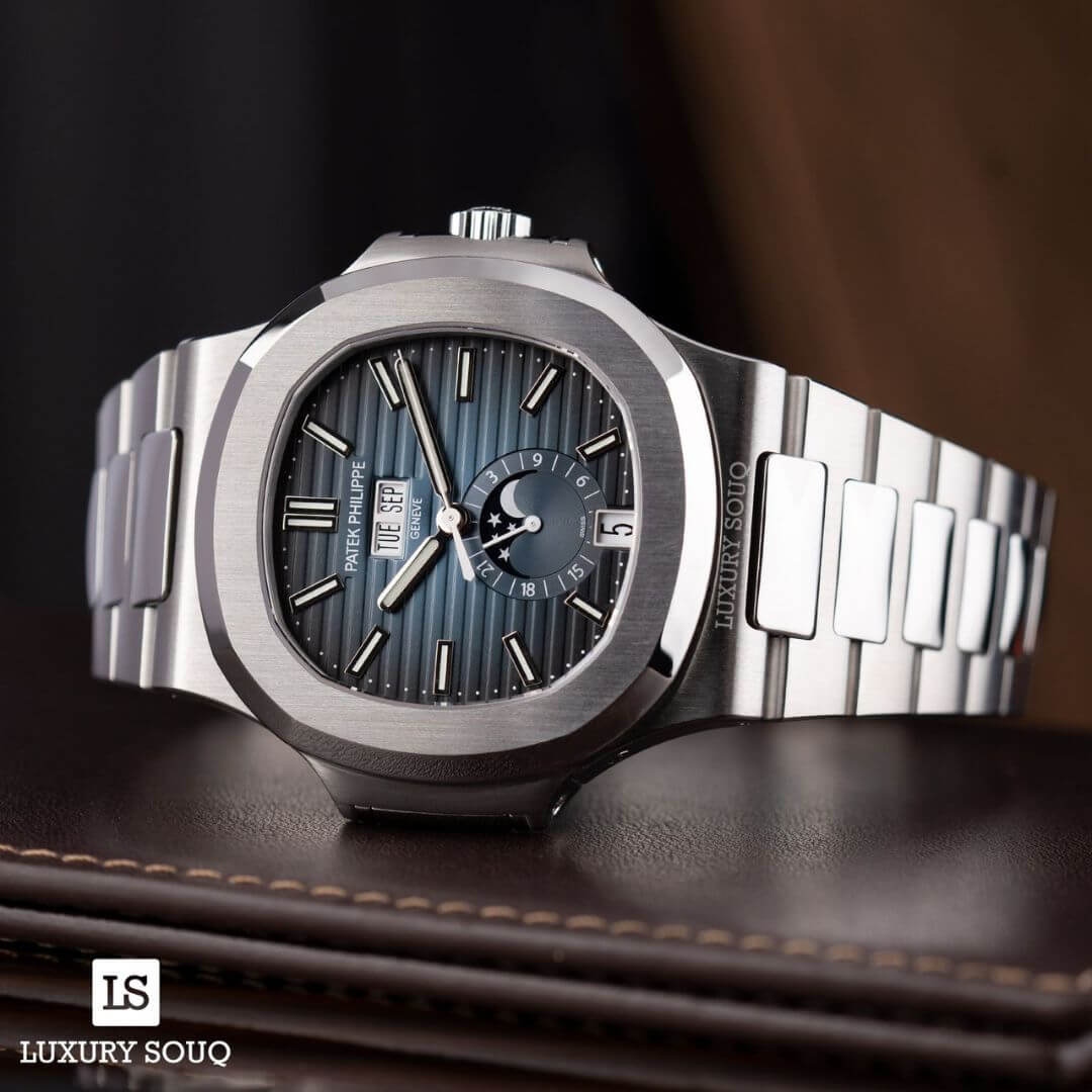 Patek Philippe Nautilus Gradient Blue Dial Watch – Blue & Dial