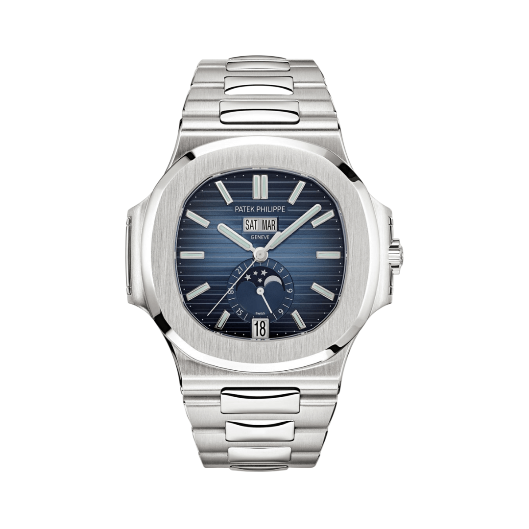 Patek Philippe Nautilus Gradient Blue Dial Watch – Blue & Dial