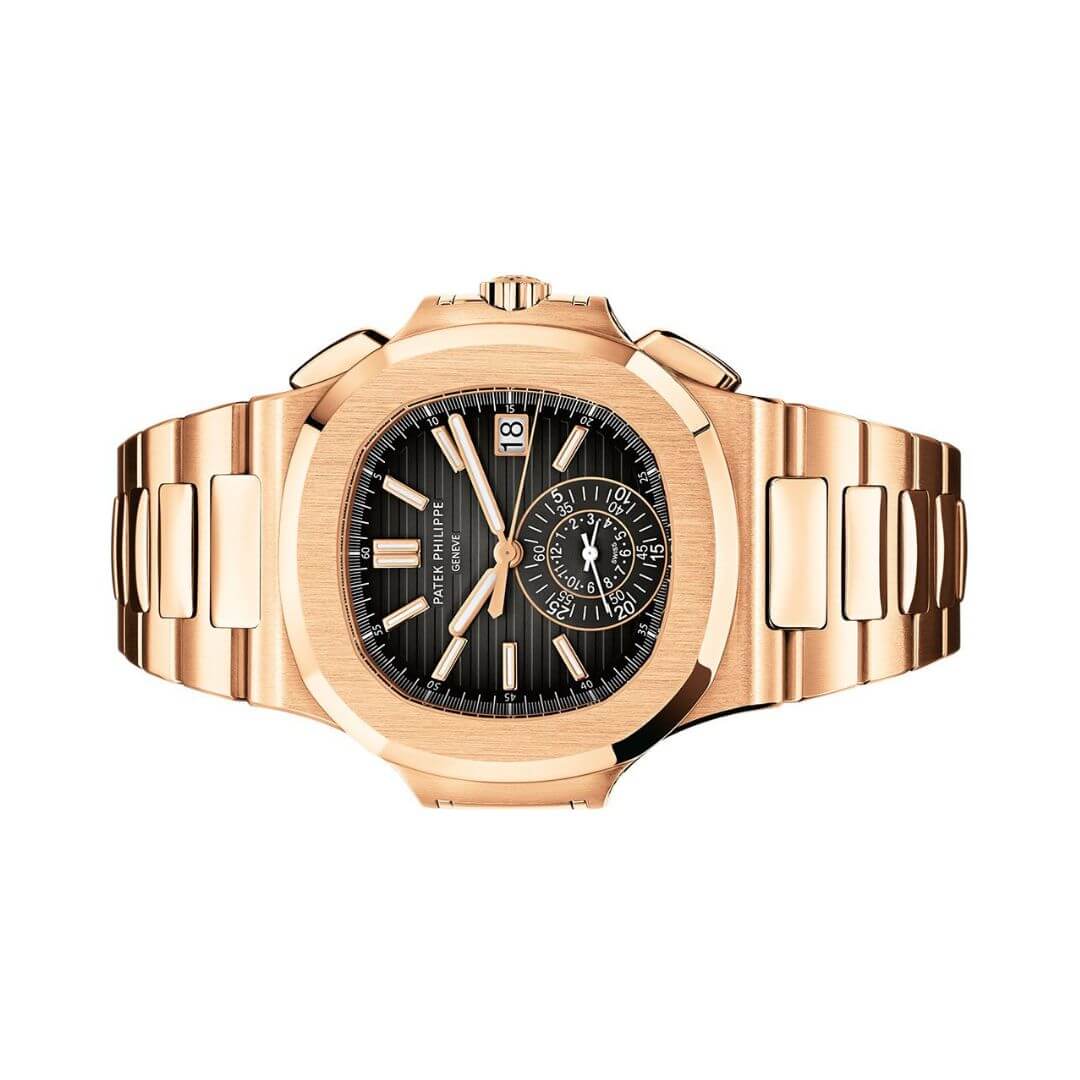 Patek Philippe Nautilus Gold Black Gradient Dial Watch – Black & Gold & Dial