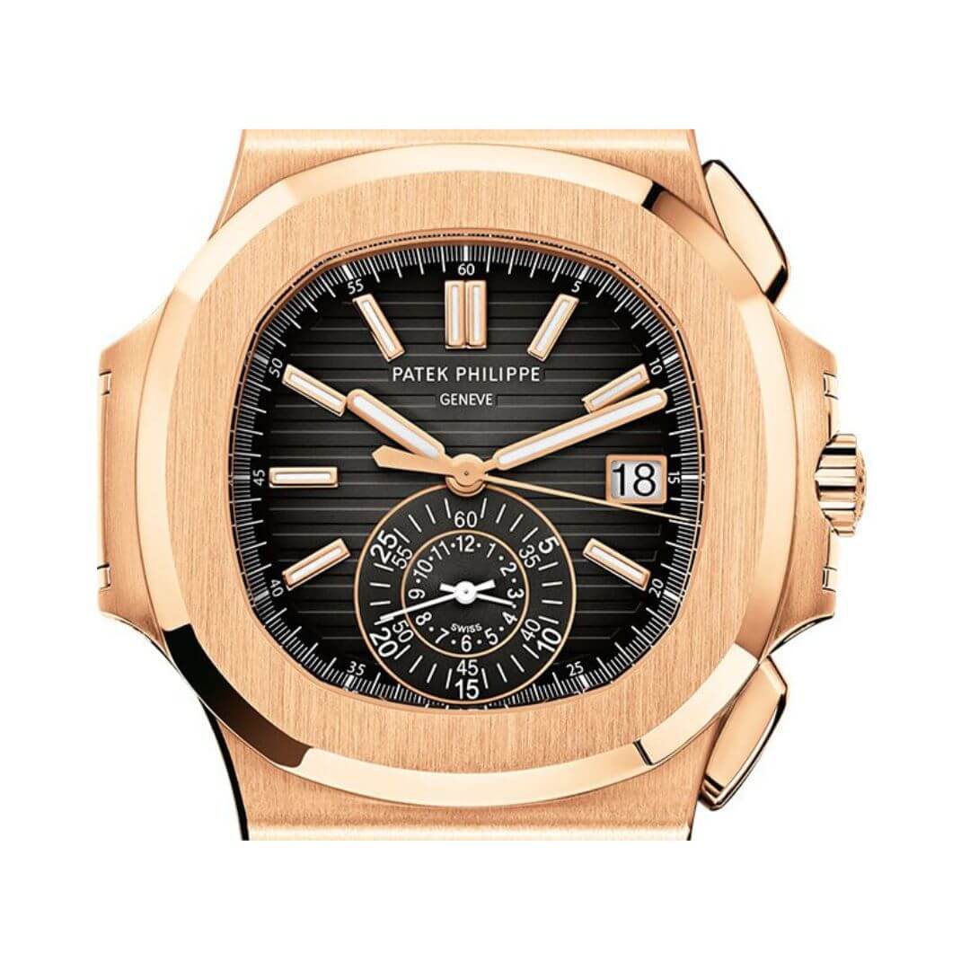 Patek Philippe Nautilus Gold Black Gradient Dial Watch – Black & Gold & Dial