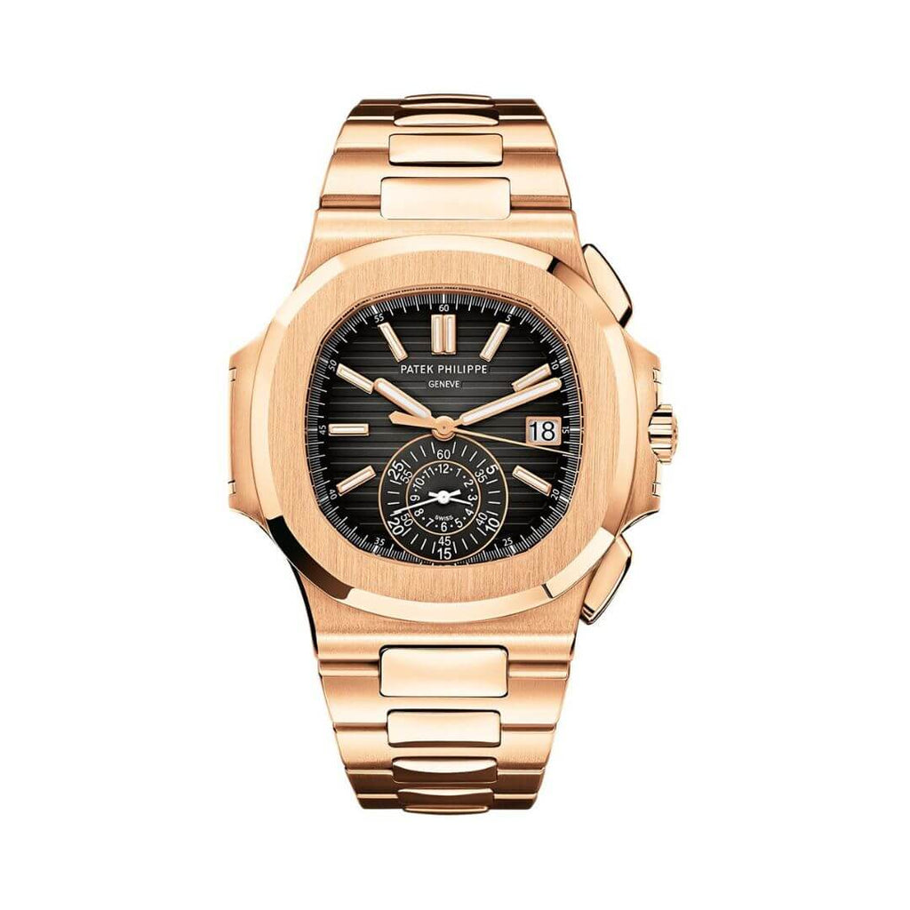 Patek Philippe Nautilus Gold Black Gradient Dial Watch – Black & Gold & Dial