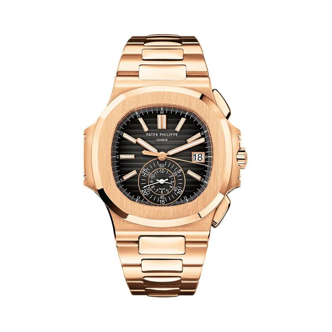 Patek Philippe Nautilus Gold Black Gradient Dial Watch – Black & Gold & Dial