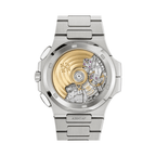 Patek Philippe Nautilus Time Sunburst Blue Dial Watch – Blue & Dial