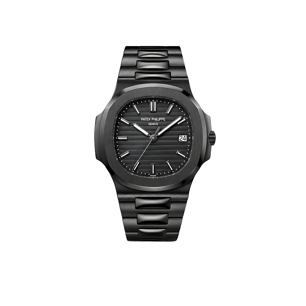 Patek Philippe Nautilus 5711 Black Textured Dial Matte Black Watch