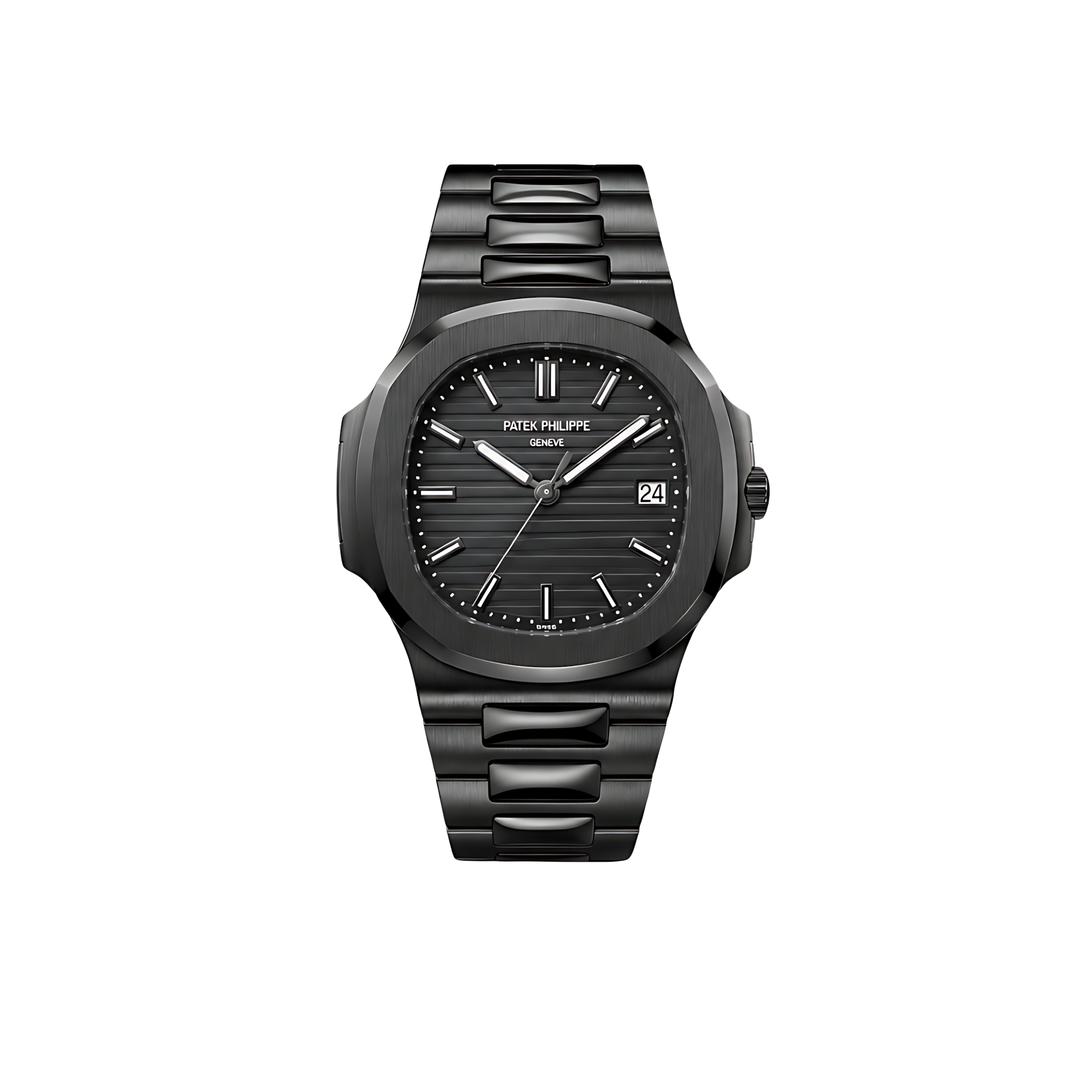 Patek Philippe Nautilus 5711 Black Textured Dial Matte Black Watch