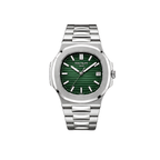 Patek Philippe Nautilus Green Dial Two Tone Silver Watch – Silver & Green & Two Tone