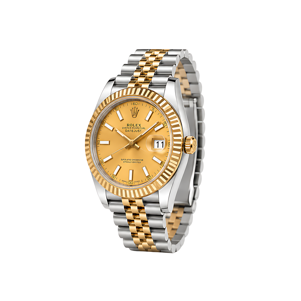 Rolex Datejust Slate Grey Waffle Dial Silver Watch – Silver & Grey & Waffle