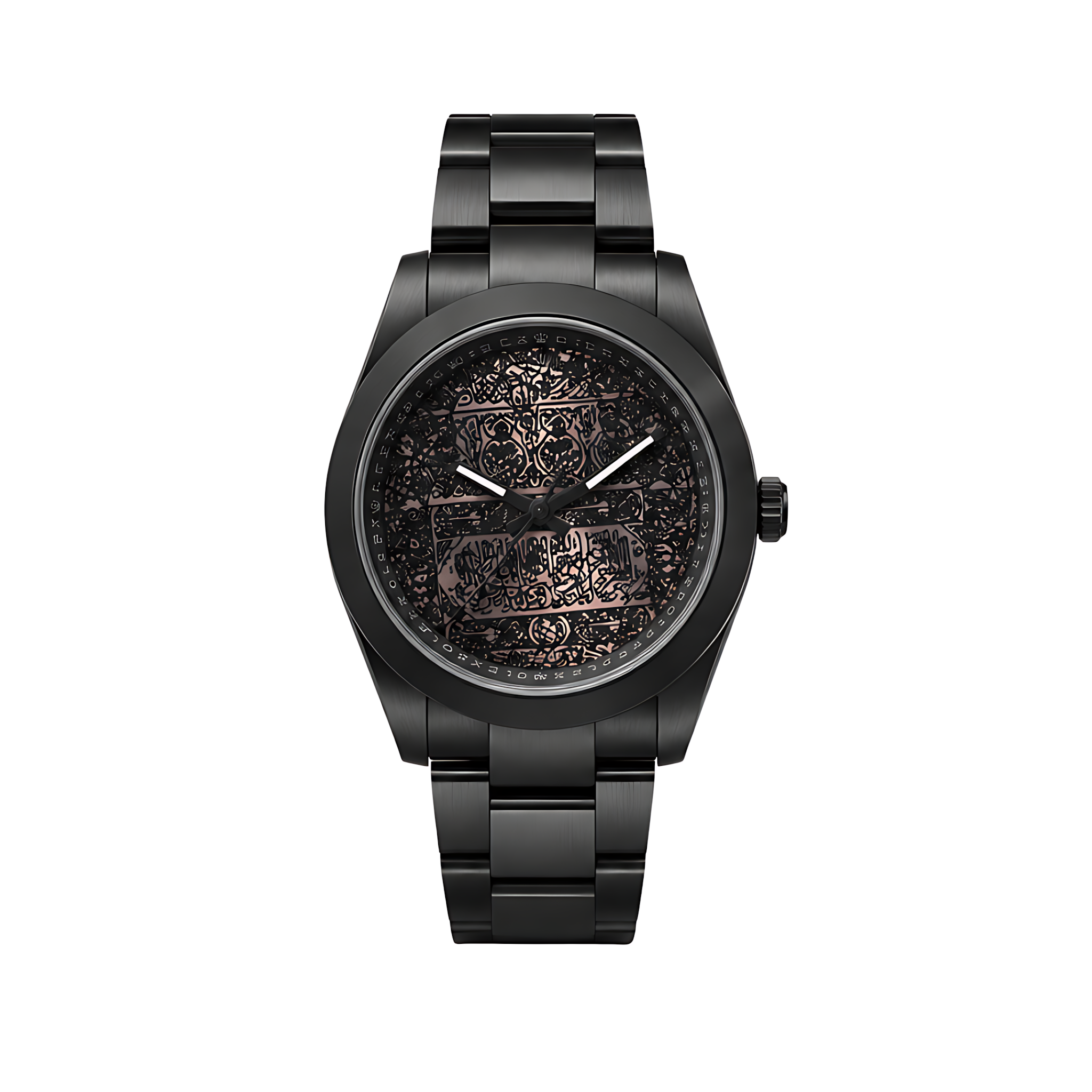 Rolex Milgauss Arabic Dial Matte Black Watch – Black & Matte Black & Dial