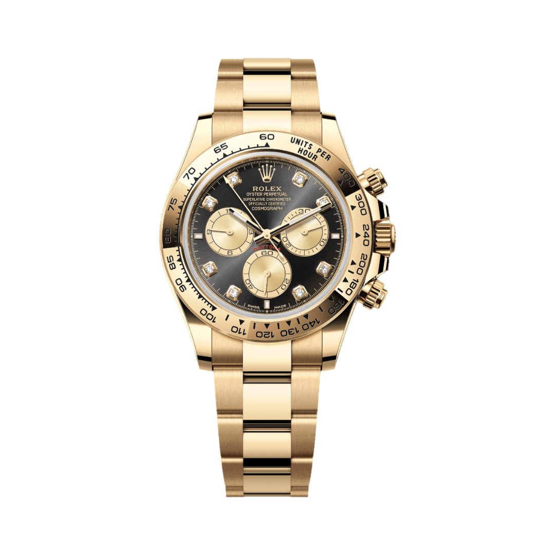 Rolex Cosmograph Daytona Black Diamond Dial Watch – Black & Diamond & Dial