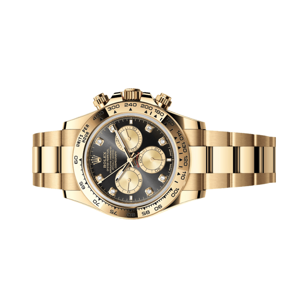 Rolex Cosmograph Daytona Black Diamond Dial Watch – Black & Diamond & Dial