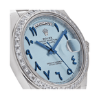 Rolex Numerals Ice Blue Dial Watch – Blue & Dial