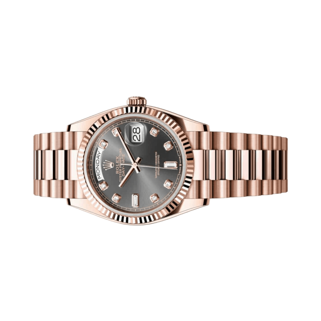 Rolex Day-Date Slate Gray Dial Watch – Gray & Dial