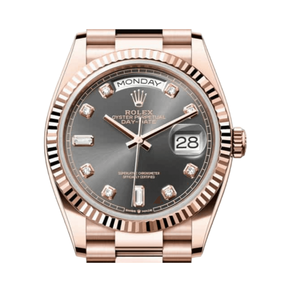 Rolex Day-Date Slate Gray Dial Watch – Gray & Dial