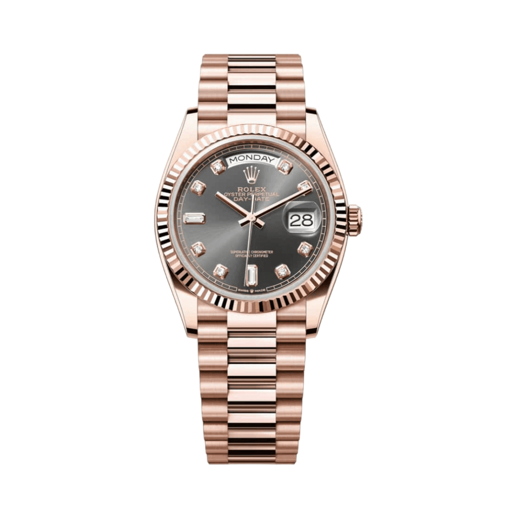 Rolex Day-Date Slate Gray Dial Watch – Gray & Dial