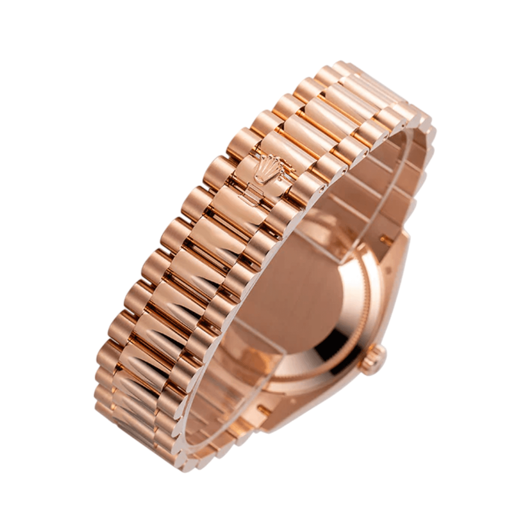Rolex Day-Date Brown Ombré Diamond Dial Watch – Brown & Diamond & Dial