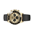 Rolex Gold Champagne Black Dial Watch – Black & Gold & Dial