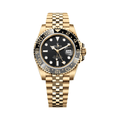 Rolex Yellow Gold Black Dial Watch – Black & Gold & Yellow