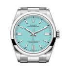 Rolex Oyster Perpetual 36 Torquoise Blue Dial Watch – Blue & Dial