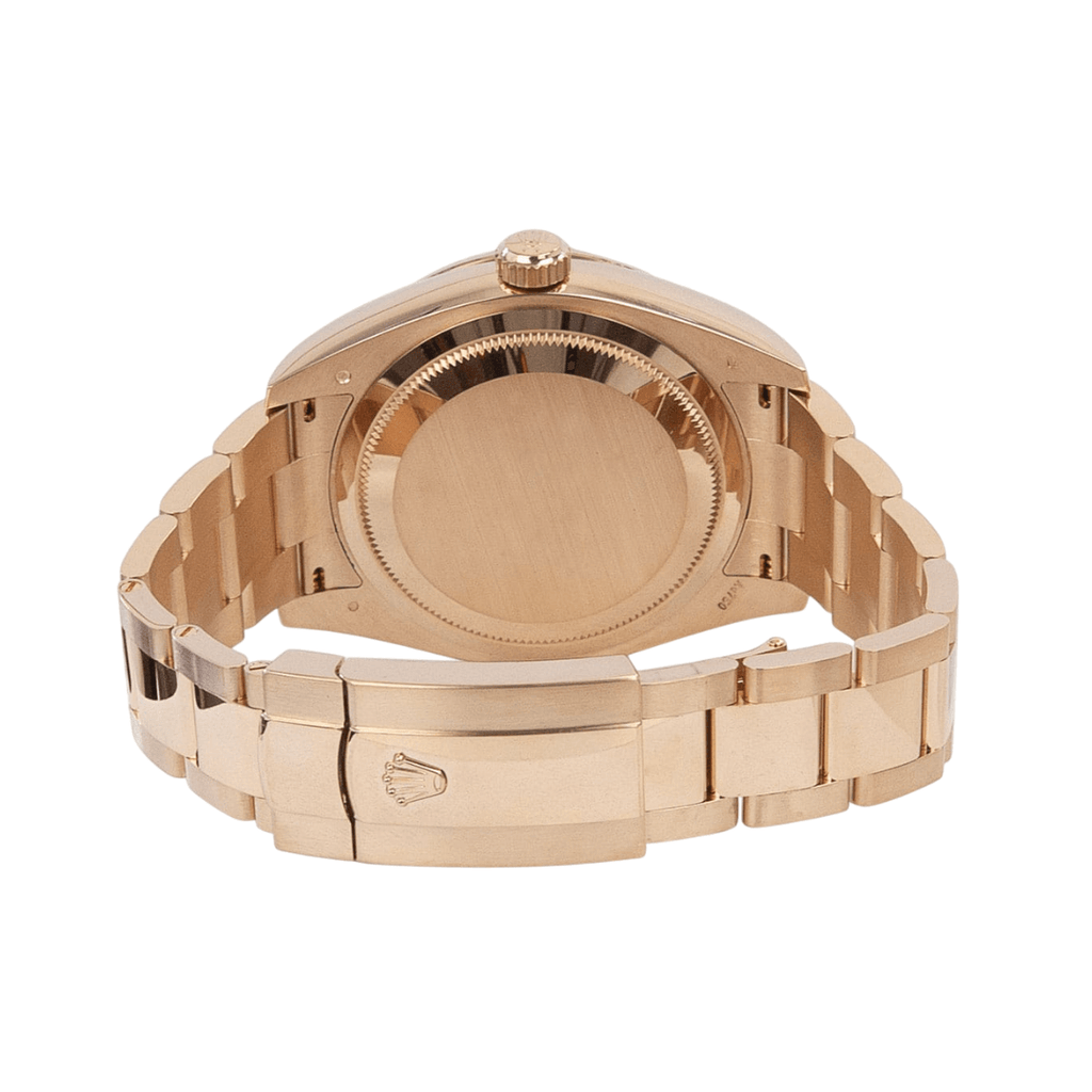 Rolex Everose Chocolate Index Dial Watch