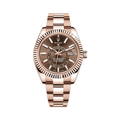Rolex Everose Chocolate Index Dial Watch