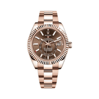 Rolex Everose Chocolate Index Dial Watch