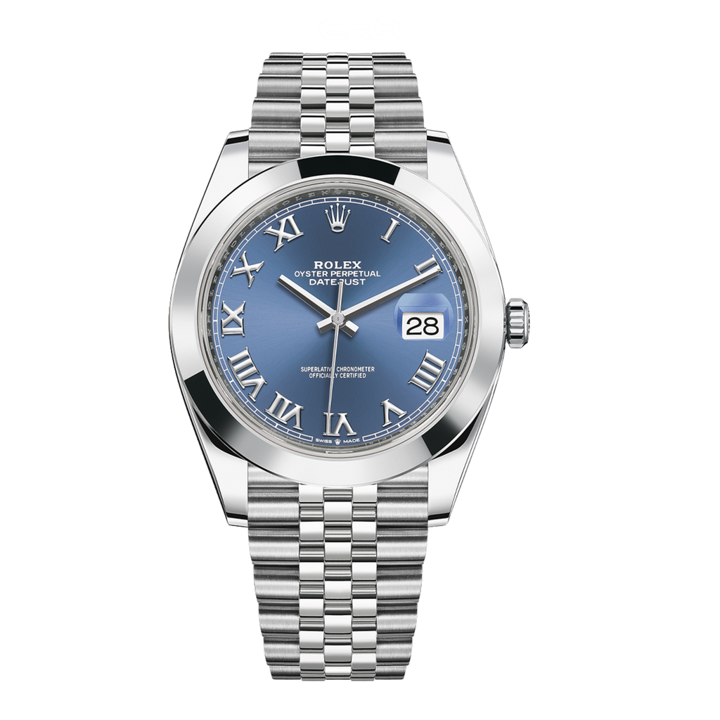 Rolex Datejust 41 Azzurro-Blue Dial Watch – Blue & Dial