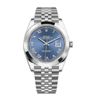 Rolex Datejust 41 Azzurro-Blue Dial Watch – Blue & Dial