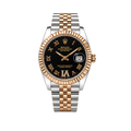 Rolex Datejust Black Diamond Dial Silver Watch – Black & Silver & Diamond