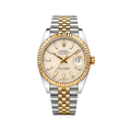 Rolex Datejust Champagne Dial Two Tone Silver Gold Watch