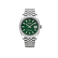 Rolex Datejust Mint Green Waffle Dial Silver Watch – Silver & Green & Waffle