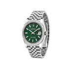 Rolex Datejust Mint Green Waffle Dial Silver Watch – Silver & Green & Waffle