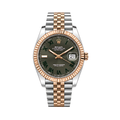 Rolex Datejust Wimbledon Dial Two Tone Rose Gold Watch