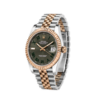 Rolex Datejust Wimbledon Dial Two Tone Rose Gold Watch