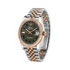 Rolex Datejust Wimbledon Dial Two Tone Rose Gold Watch