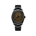 Rolex Milgauss Arabic Gold Dial Matte Black Watch – Black & Gold & Matte Black