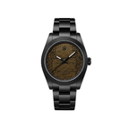 Rolex Milgauss Arabic Gold Dial Matte Black Watch – Black & Gold & Matte Black