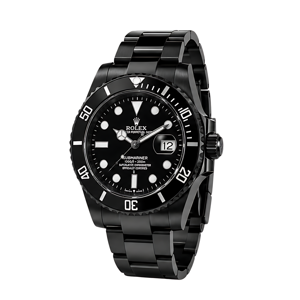 Rolex Submariner Date Black Dial Black Tone Watch – Black & Dial