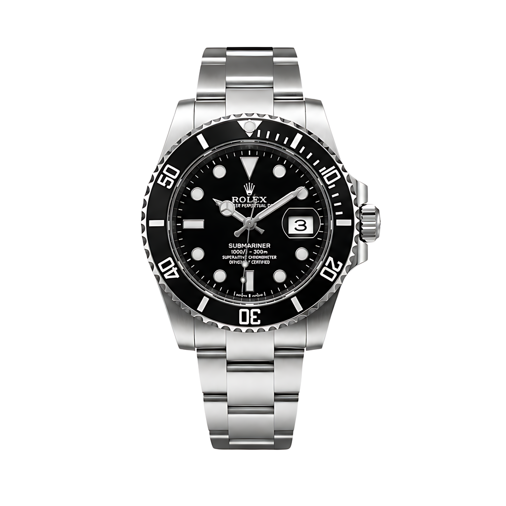 Rolex Submariner Date Black Dial Silver Watch – Black & Silver & Dial