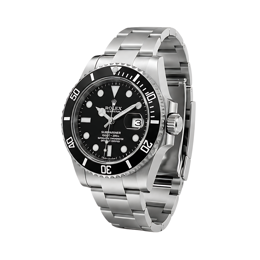 Rolex Submariner Date Black Dial Silver Watch – Black & Silver & Dial