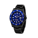 Rolex Submariner Date Blue Dial Blue Bezel Black Watch