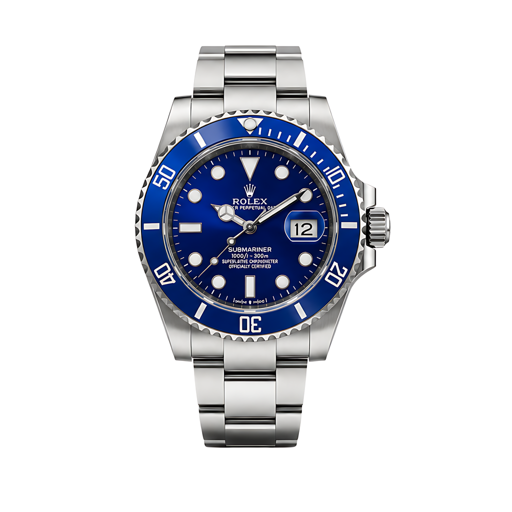 Rolex Submariner Date Blue Dial Silver Watch – Silver & Blue & Dial