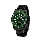 Rolex Submariner Date Green Dial Green Bezel Black Watch
