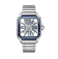 Cartier Santos de Skeleton Blue Watch – Blue & Skeleton