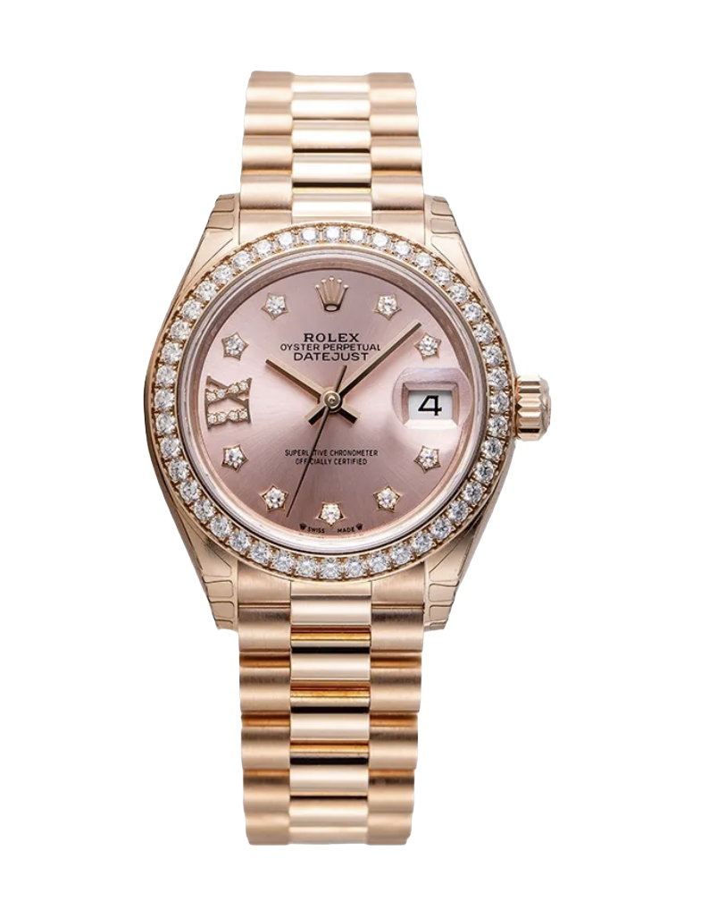 Rolex Datejust Rose Gold Diamond Watch – Gold & Rose Gold & Diamond