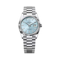 Rolex Day-Date 128236 0009 Blue 36mm Watch