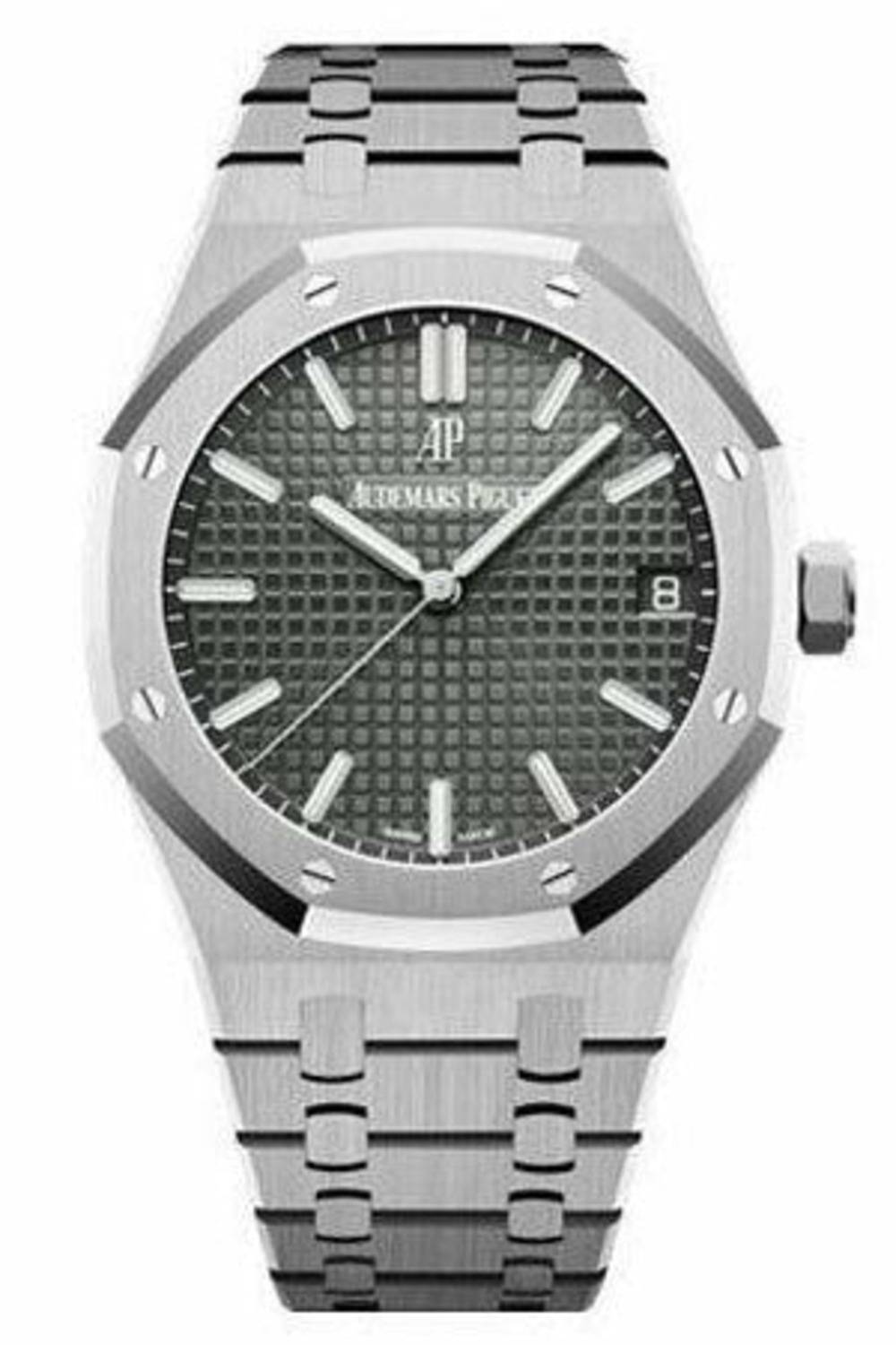 Audemars Piguet Royal Oak Selfwinding Stainless Steel Green Dial Watch