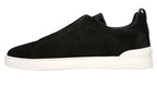 Zegna Triple Stitch Suede Sneaker – Men’s Edition