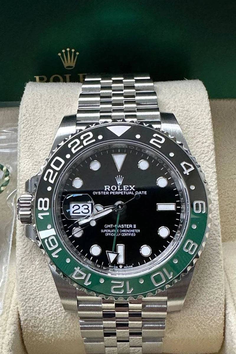Rolex GMT-Master II 126720vtnr Steel Green Bezel Watch – Green & Bezel