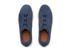 Zegna Triple Stitch Blue Sneaker – Men’s Edition