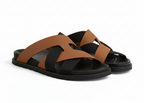 Hermès Kazimir Natural & Black Sandal – Men’s Edition